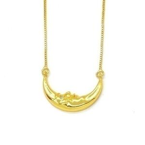 Boho Crescent Moon Necklace